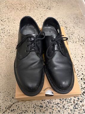 Dr. Martens 1461 Mono Smooth Leather Oxford Shoes US 10